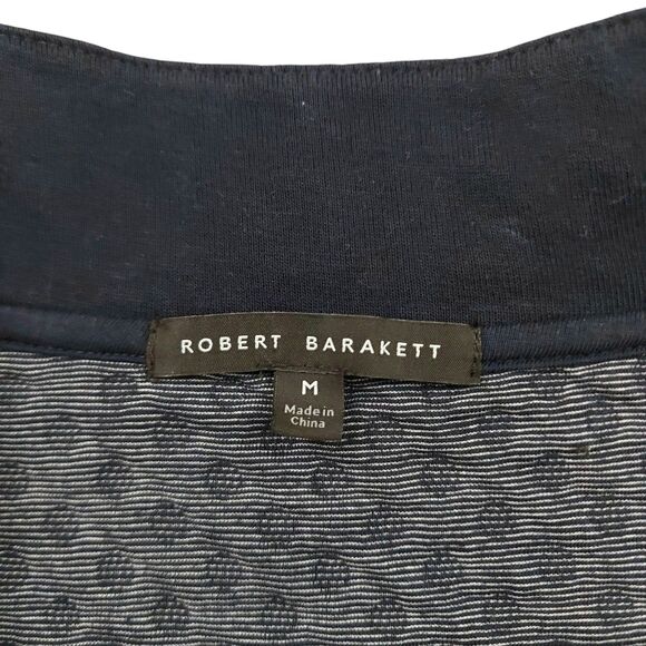 Robert Barakett Jacket Mens Medium Navy Morven Full Zip Textured Soft Fabric - Picture 8 of 12
